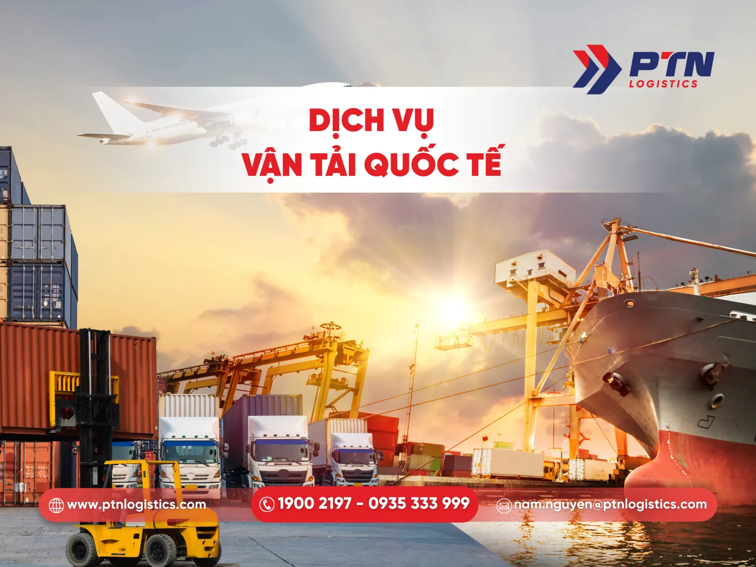 Dịch vụ vận tải quốc tế trọn gói