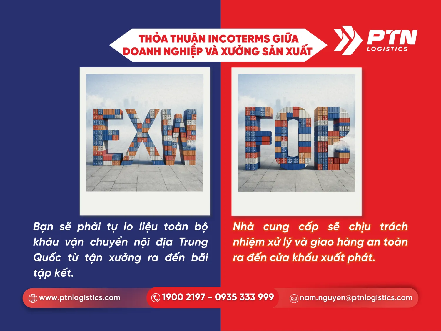 Điều kiện giao hàng mà bạn đã ký với xưởng là gì?
