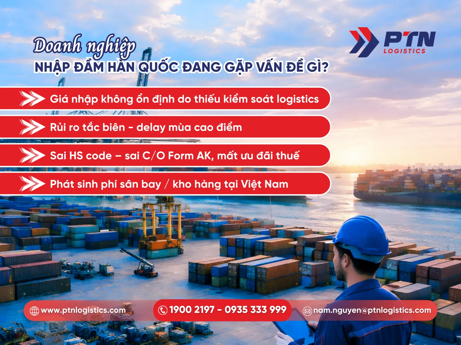 Doanh nghiệp nhập đầm Hàn Quốc đang gặp những vấn đề gì?