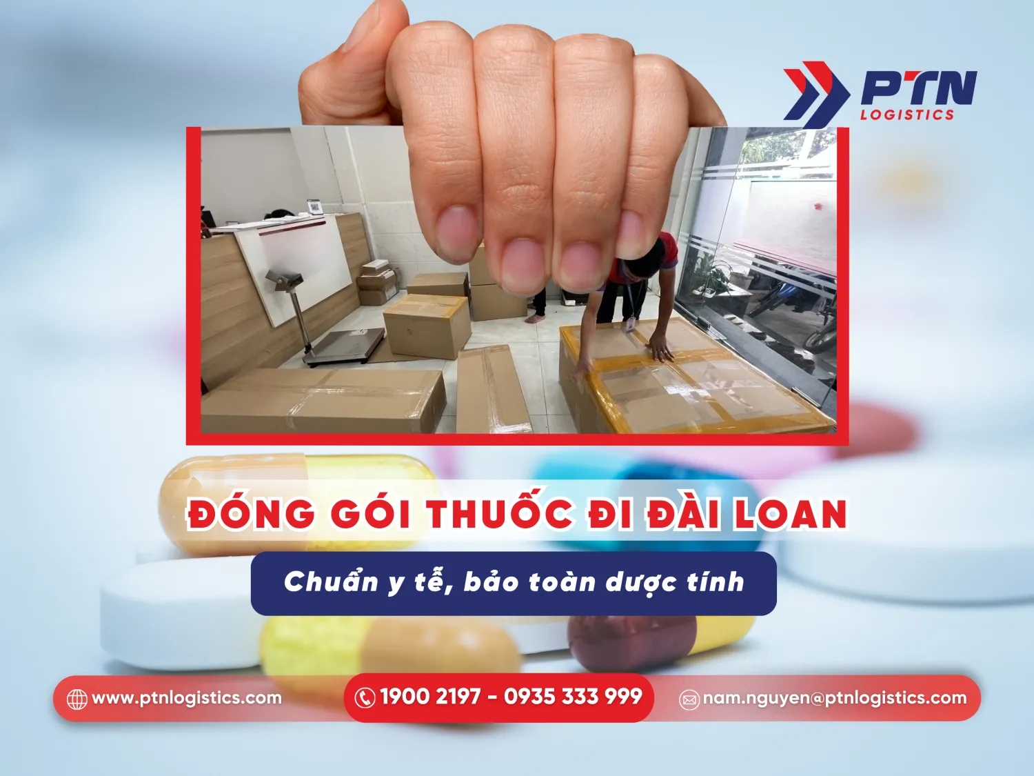 Đóng gói hàng thuốc đúng cách
