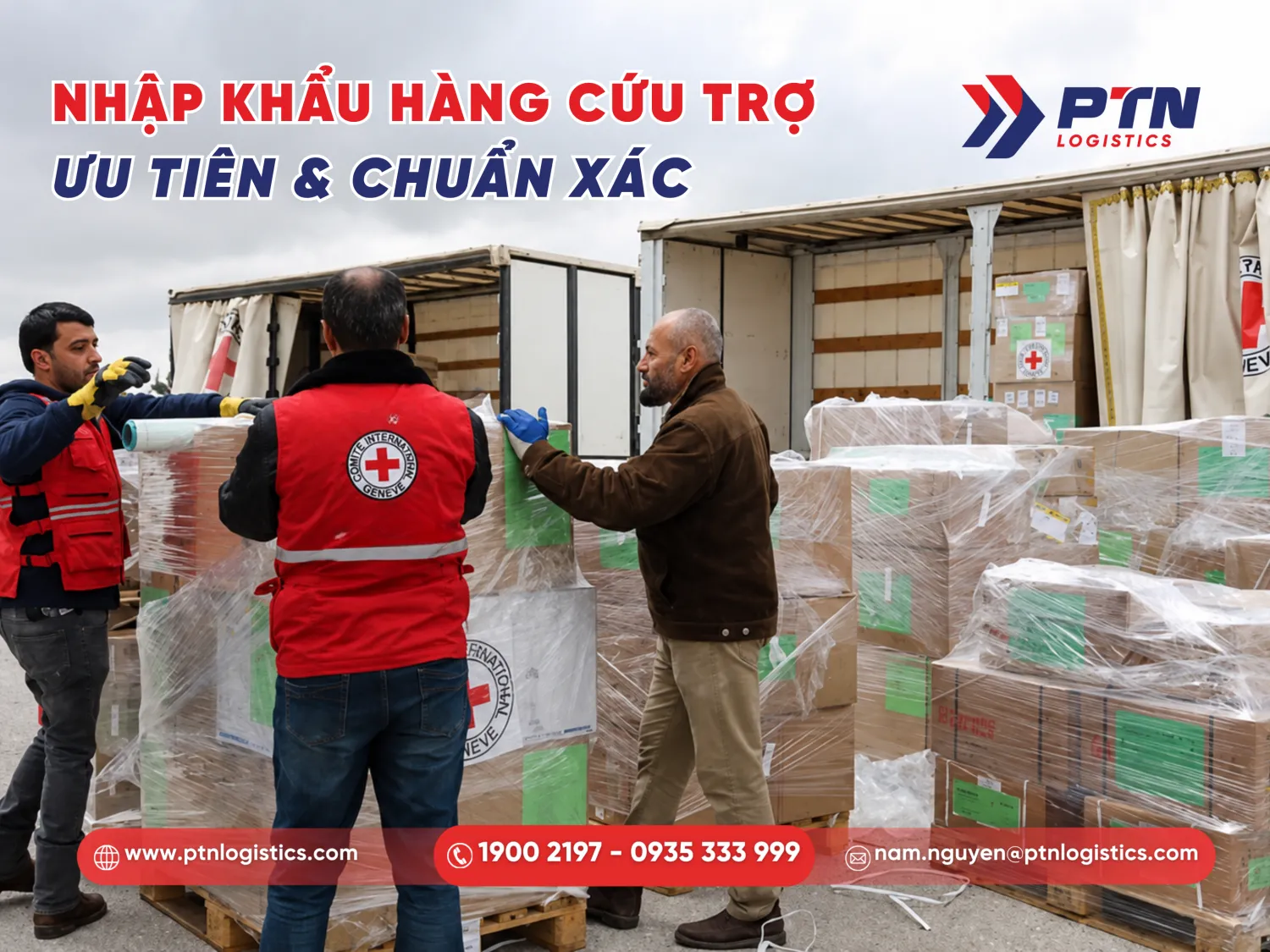 Dùng mã H11 cho hàng viện trợ nhân đạo