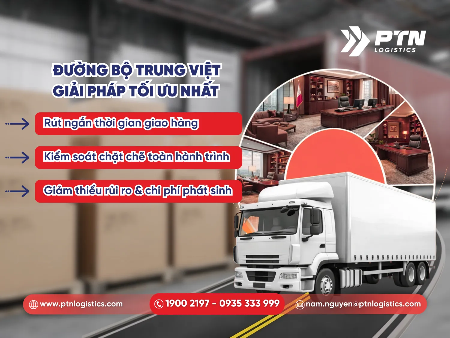 Đường bộ Trung Việt: Giải pháp vận chuyển tối ưu nhất