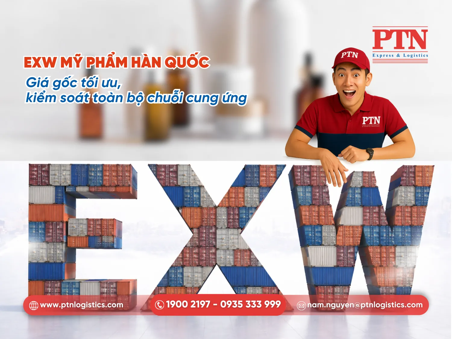 EXW mỹ phẩm Hàn Quốc