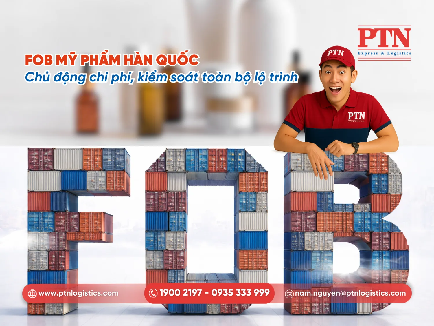 FOB mỹ phẩm Hàn Quốc