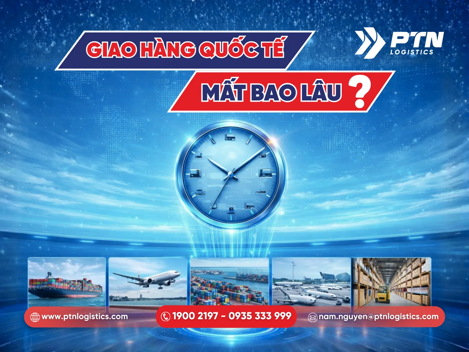Giải đáp giao hàng quốc tế mất bao lâu?