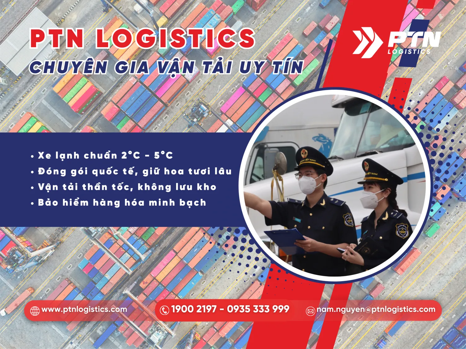 Giải pháp vận tải uy tín và chuyên nghiệp tại PTN Logistics