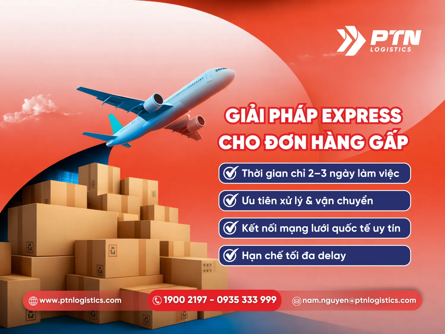 Gói hỏa tốc là lựa chọn vận chuyển tối ưu cho đơn hàng gấp