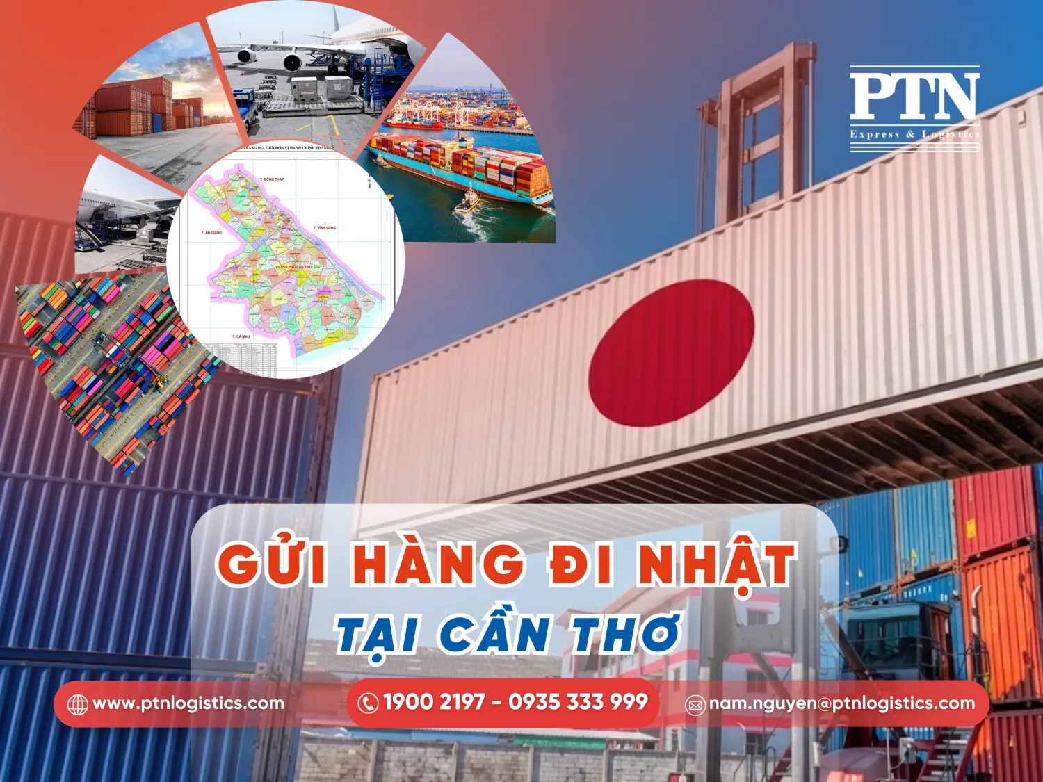 Gửi hàng đi Nhật tại Cần Thơ