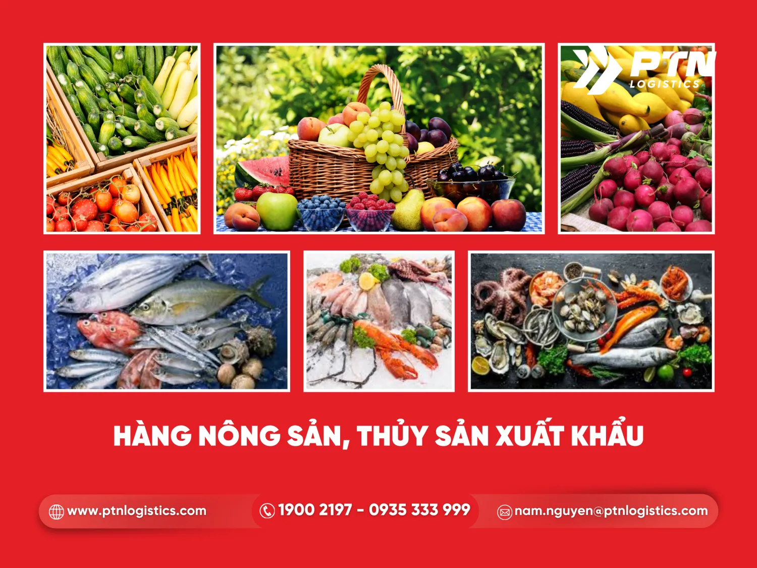 Hàng hóa nông sản thủy sản sản xuất
