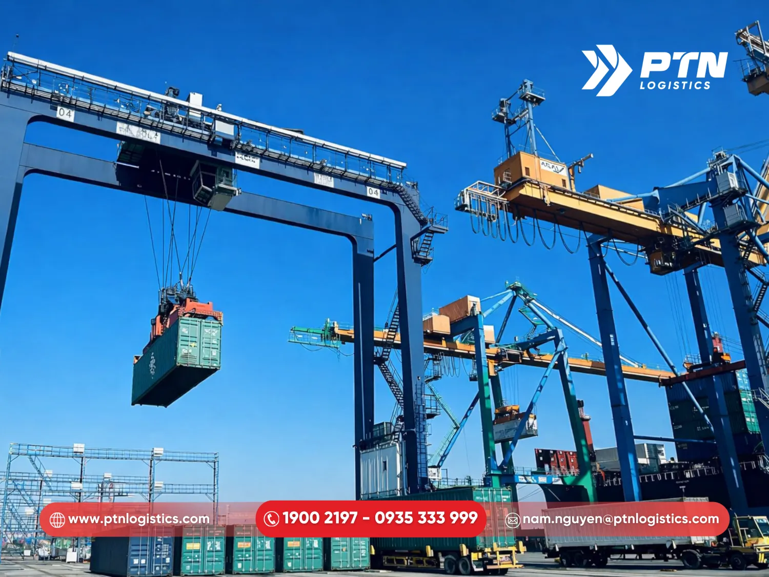 Hệ thống trang thiết bị bốc xếp hiện đại nhất