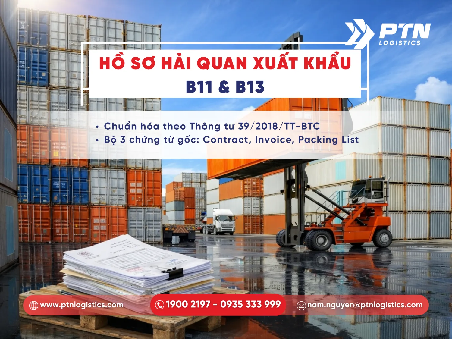 Hồ sơ cần thiết cho loại hình B11 và B13