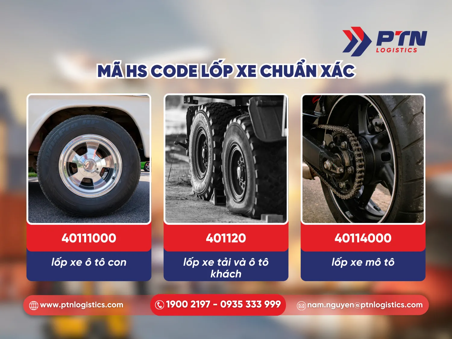 HS Code lốp xe chuẩn xác
