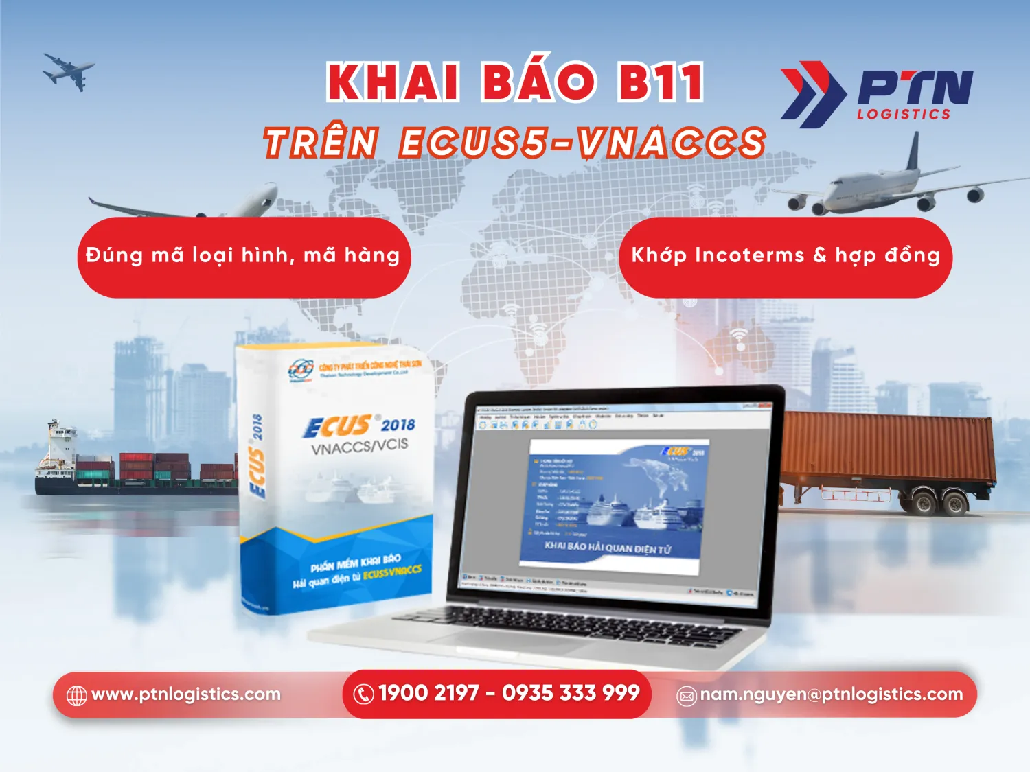 Khai báo mã B11 trên ECUS_VNACCS