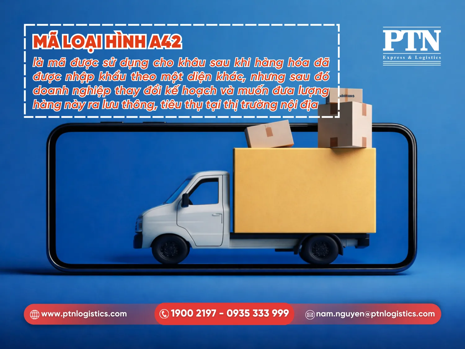 Khái niệm mã loại hình A42 theo quy định hải quan