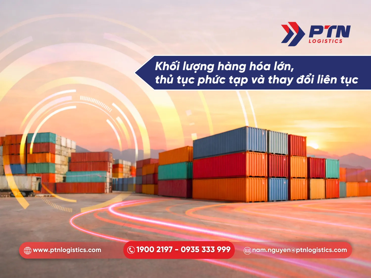 Khối lượng hàng hóa lớn, thủ tục phức tạp và liên tục thay đổi