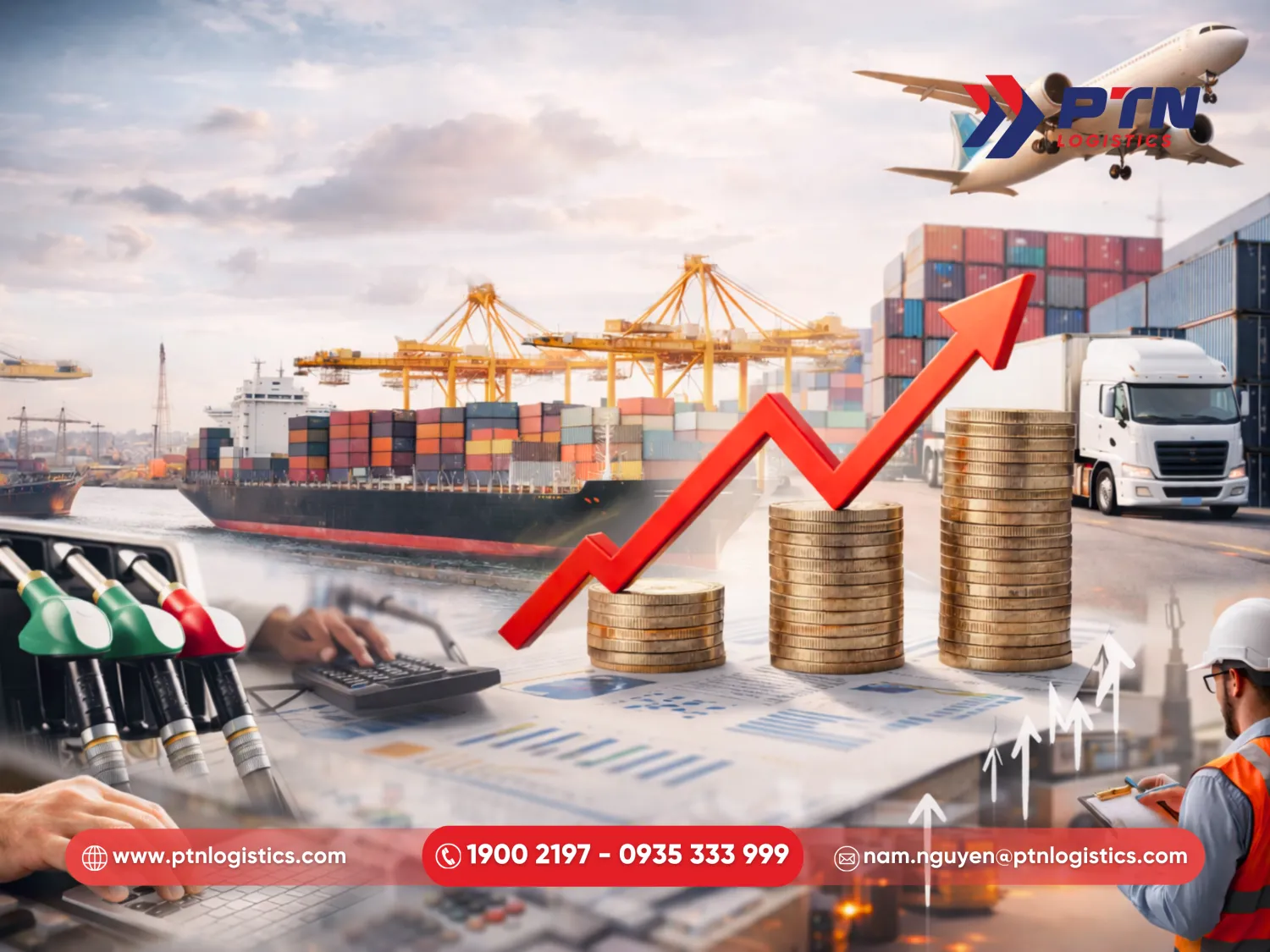 Không kiểm soát được chi phí dịch vụ logistics