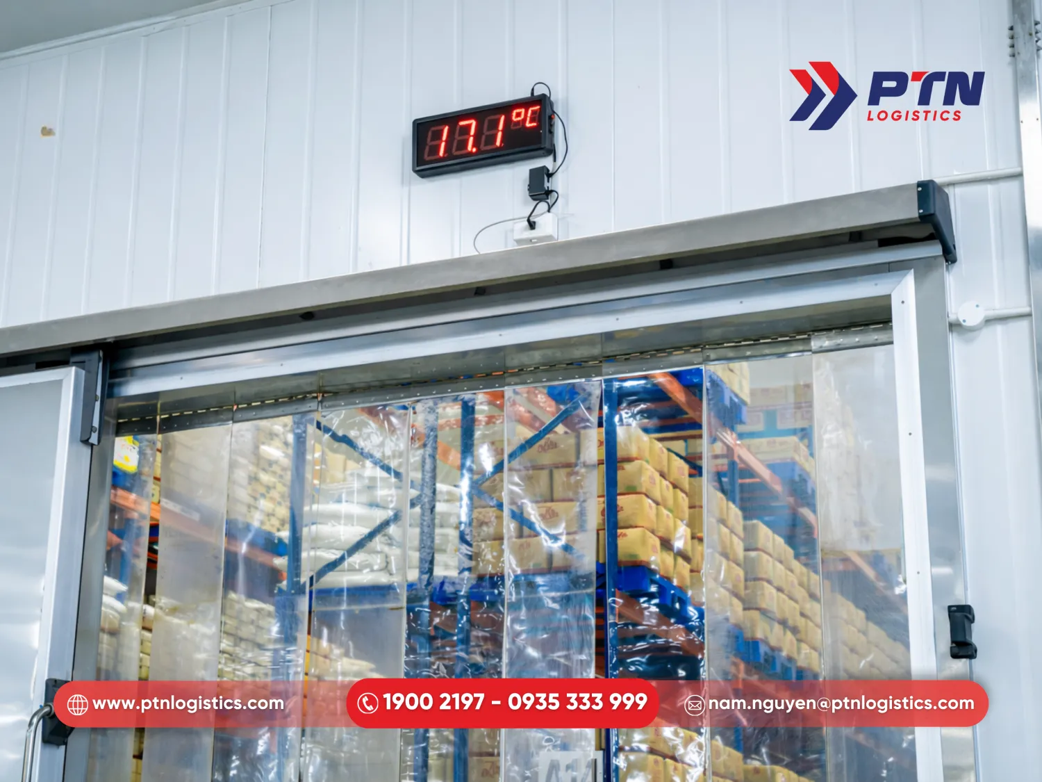 Kiểm soát nhiệt độ cho hàng hóa