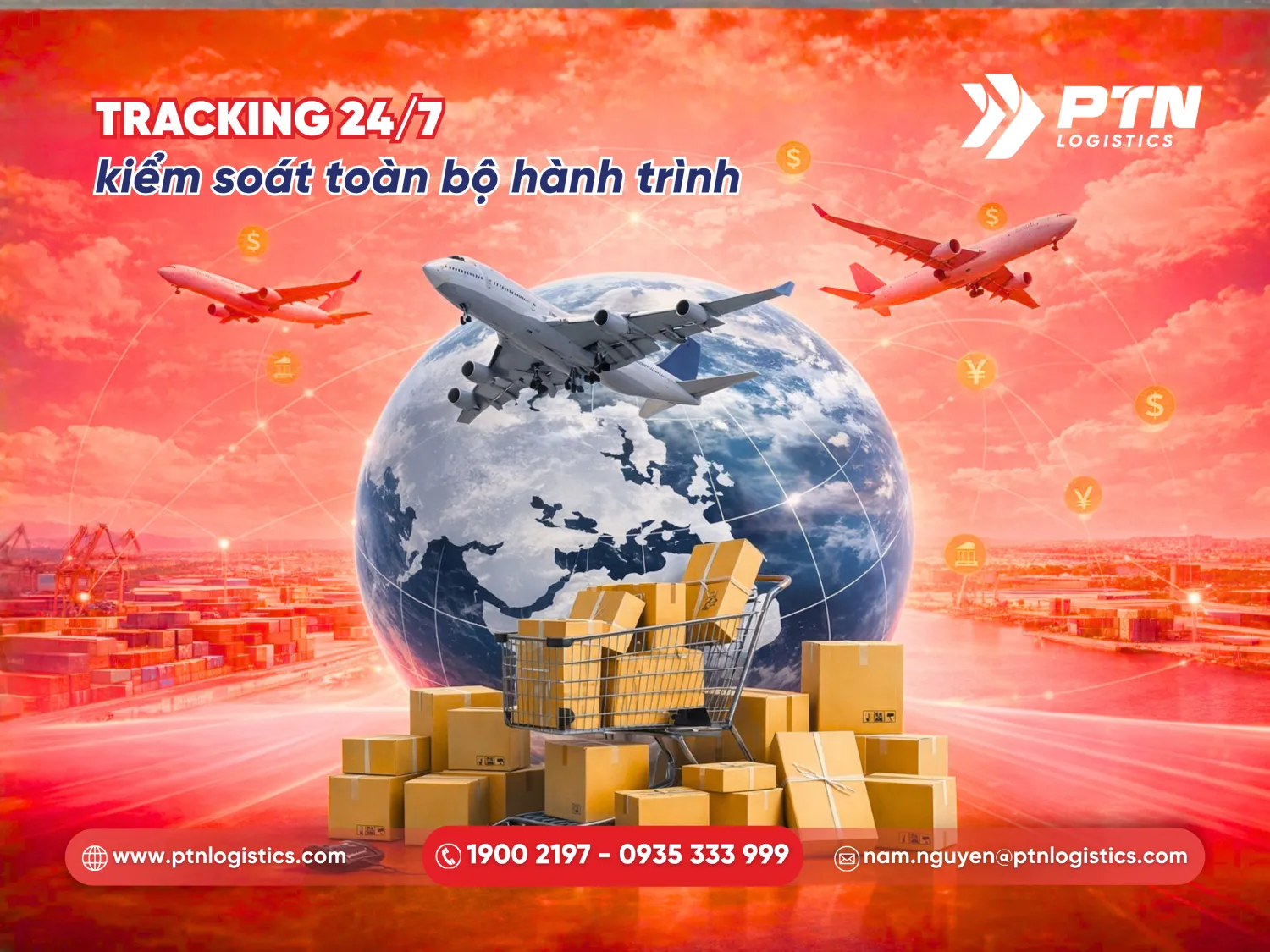 Kiểm soát toàn bộ hành trình vận chuyển