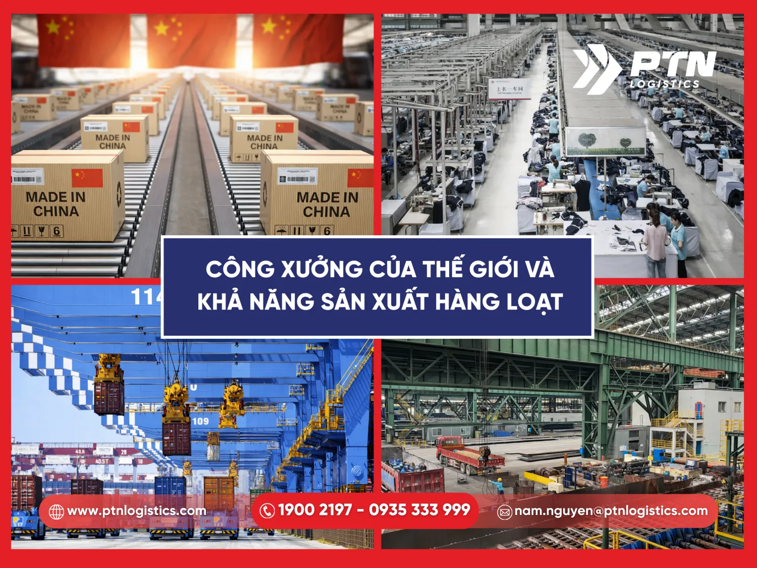 Là công xưởng của thế giới và khả năng sản xuất hàng loạt