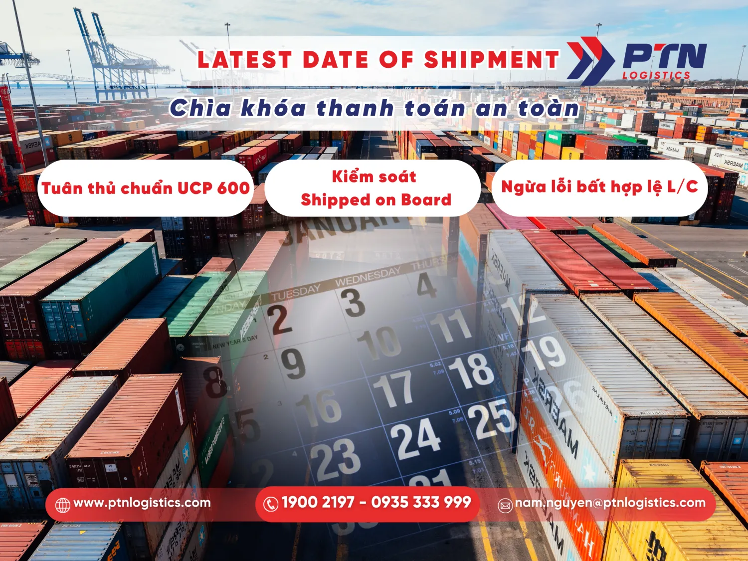 Latest date of shipment là gì
