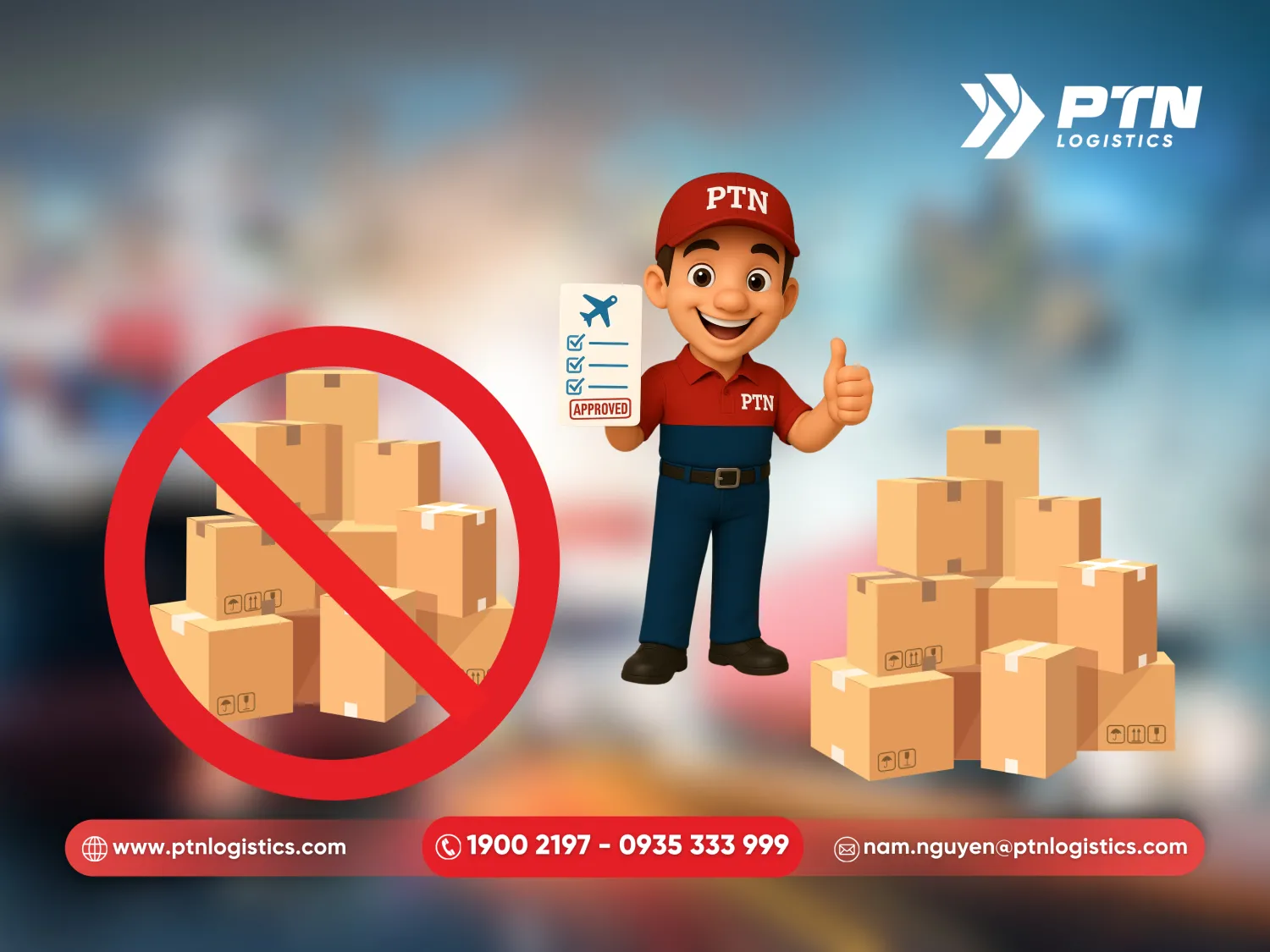 Loại hàng hóa được và không được phép gửi qua Campuchia