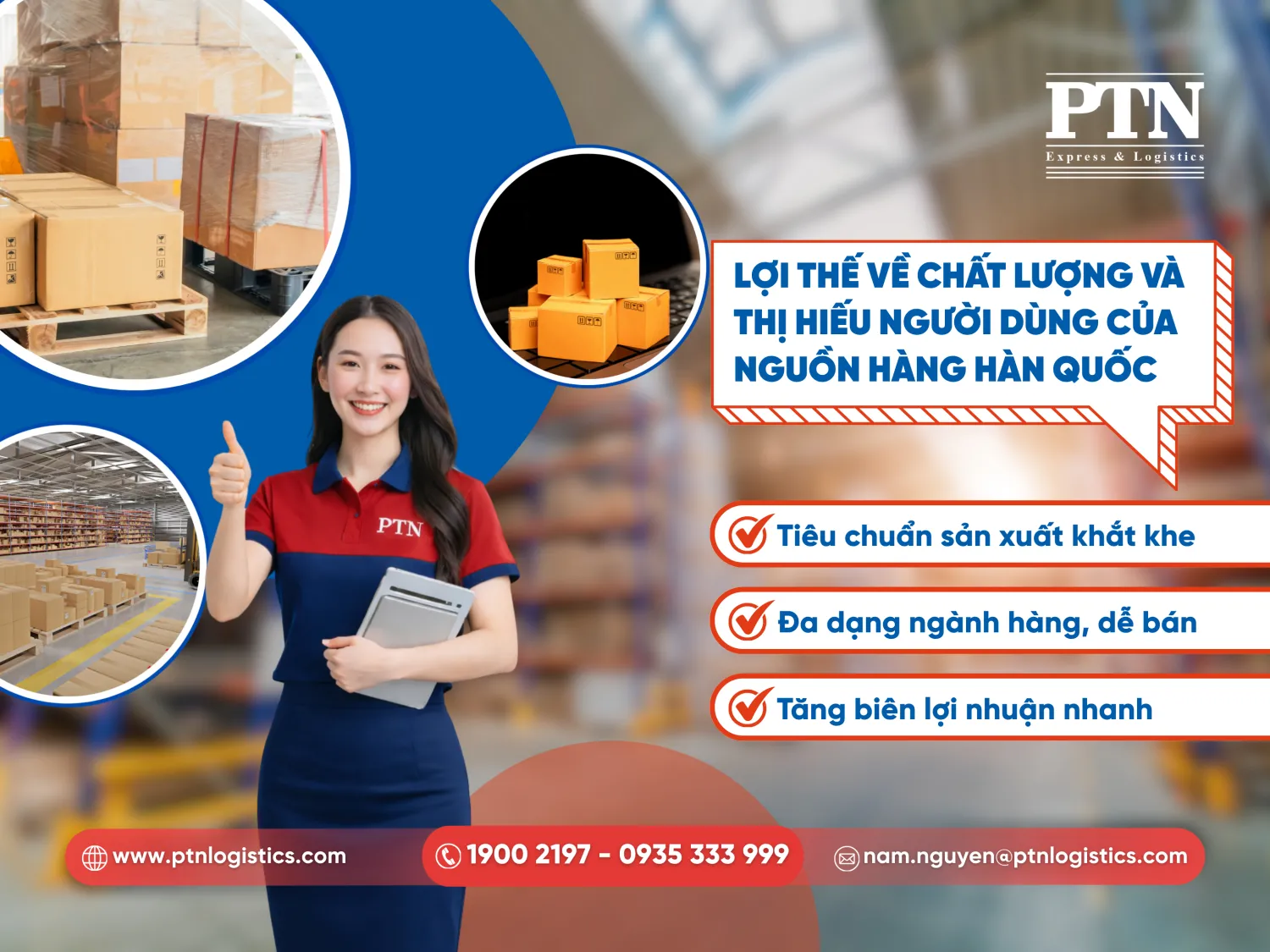 Lợi thế về chất lượng và thị hiếu người dùng của nguồn hàng Hàn Quốc