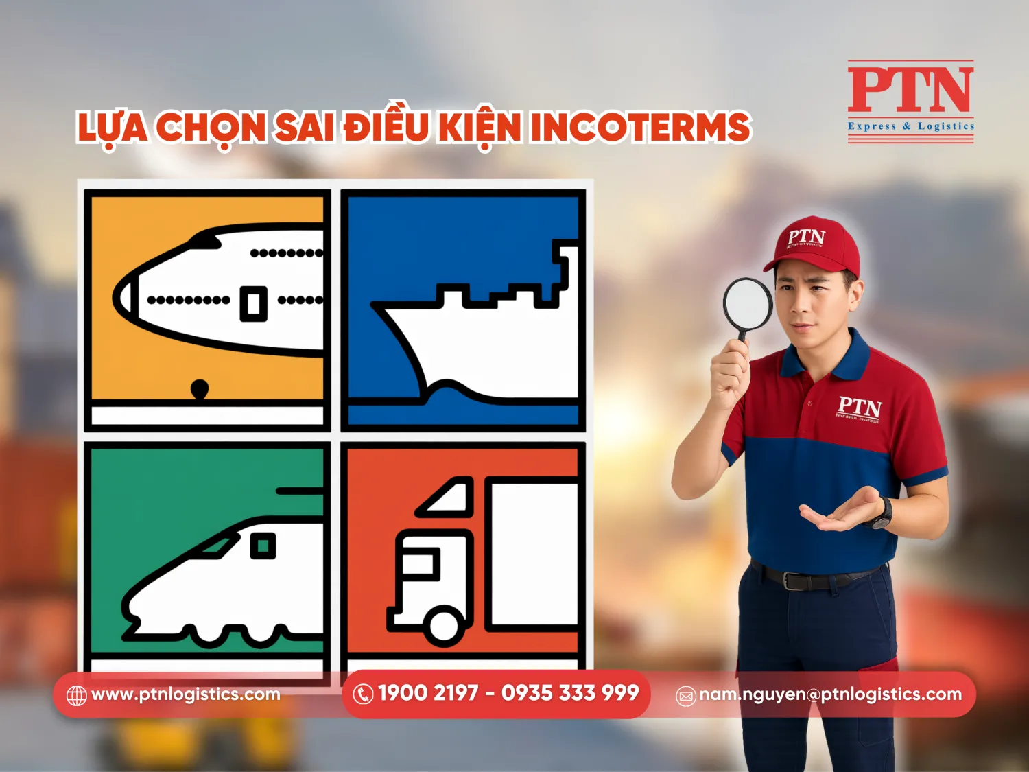 Lựa chọn sai điều kiện incoterms