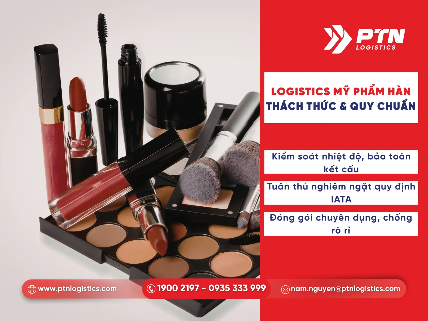 Lý do mỹ phẩm thuộc nhóm hàng khó vận chuyển
