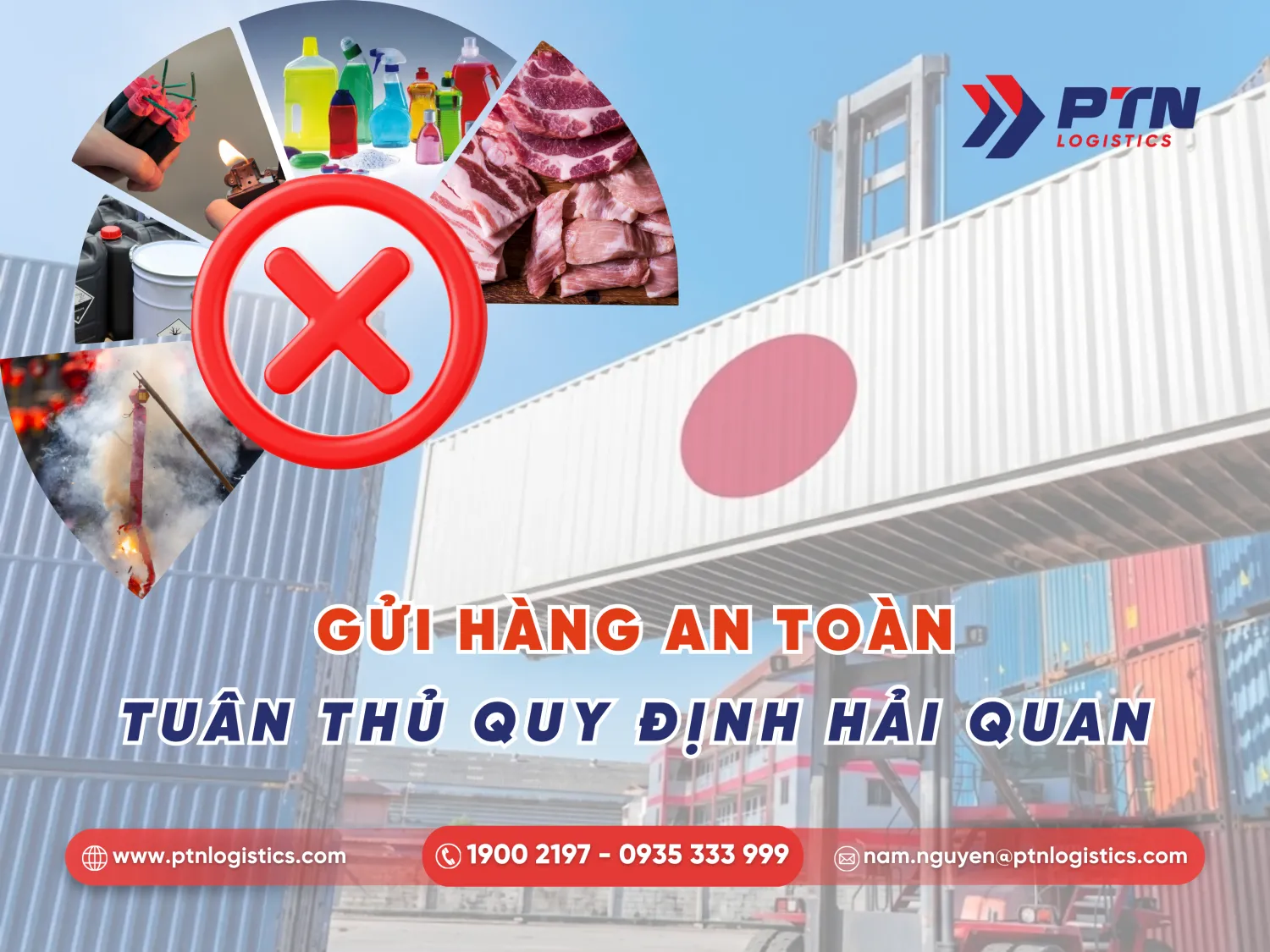 Mặt hàng cấm gửi đi Nhật
