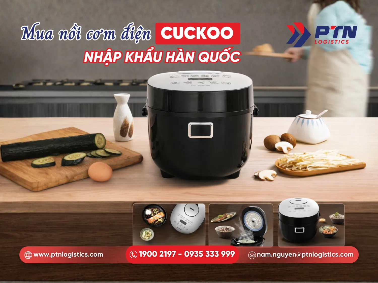 Mua nồi cơm điện Cuckoo nhập khẩu Hàn Quốc chi tiết