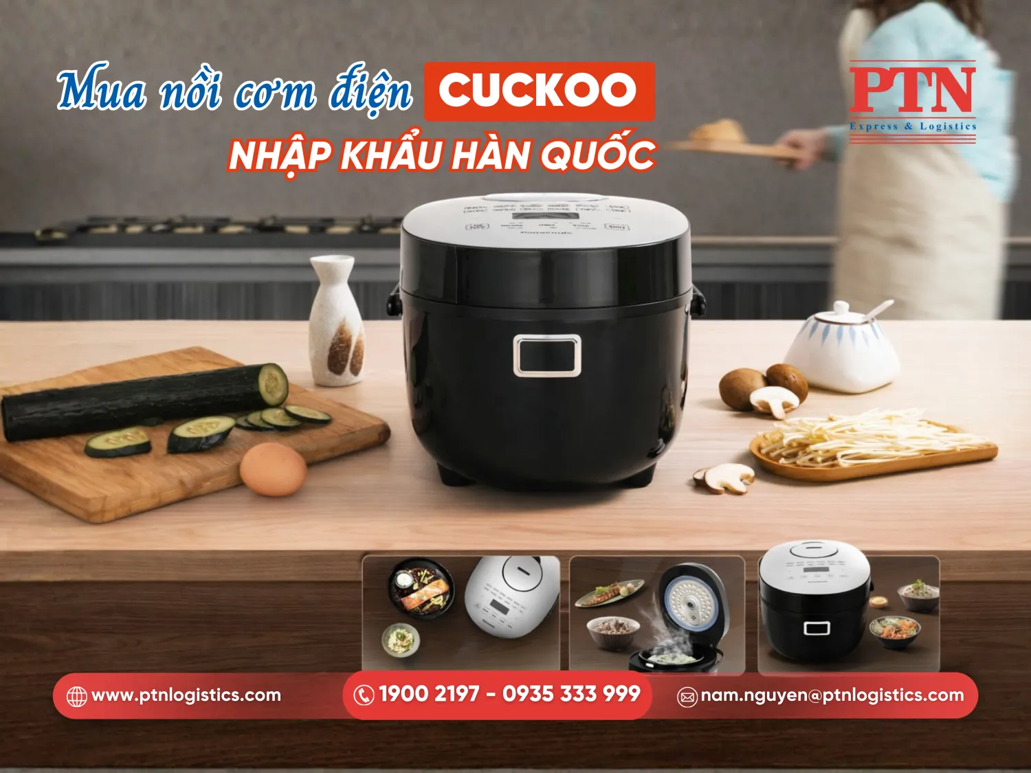 Mua nồi cơm điện cuckoo nhập khẩu Hàn Quốc