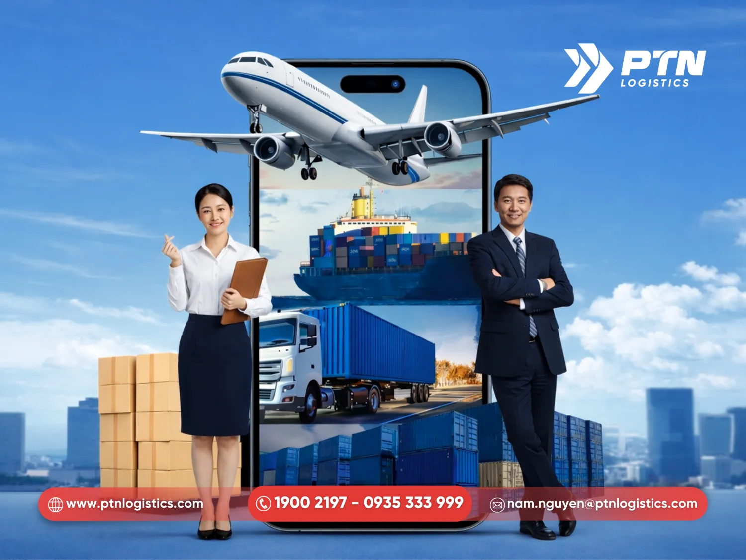 Năng lực vận chuyển tuyến Việt Nam - Hàn Quốc tại PTN Logistics