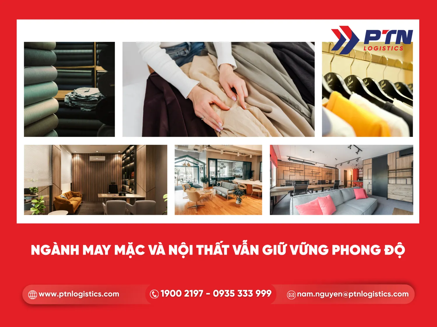 Ngành may mặc và nội thất vẫn giữ vững phong độ rất tốt