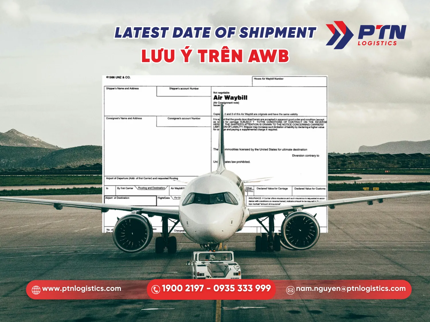 Ngày giao hàng thực tế trên AWB