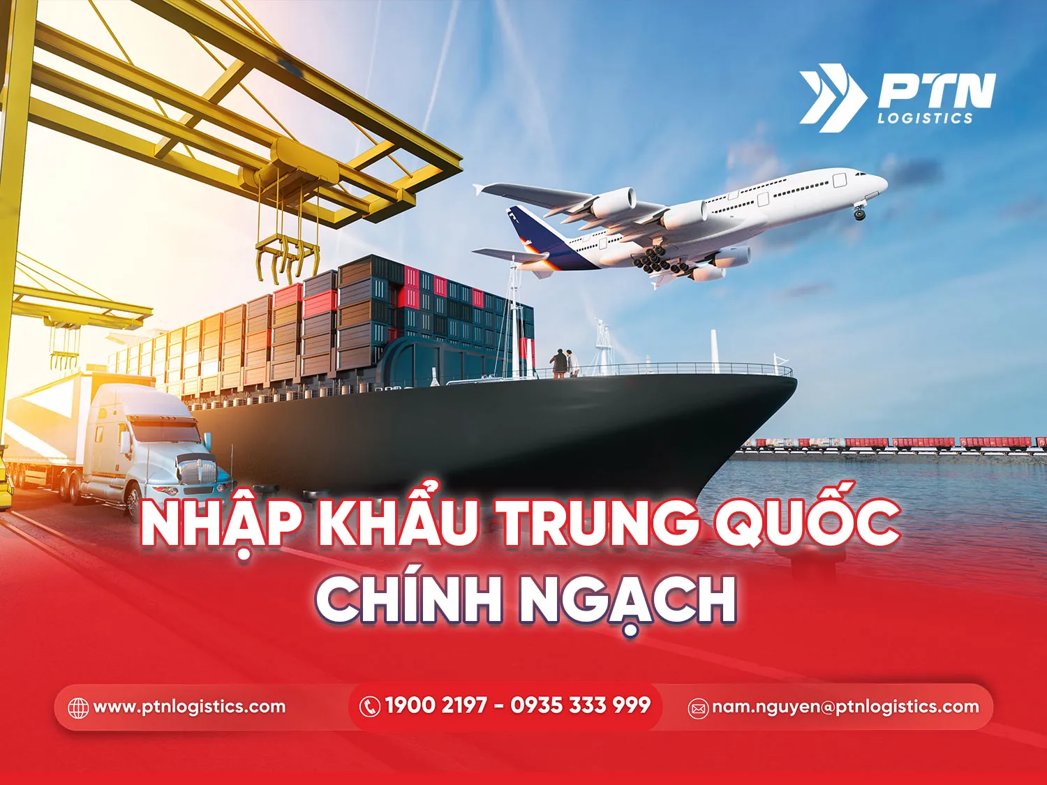 Nhập hàng hóa từ Trung Quốc chính ngạch