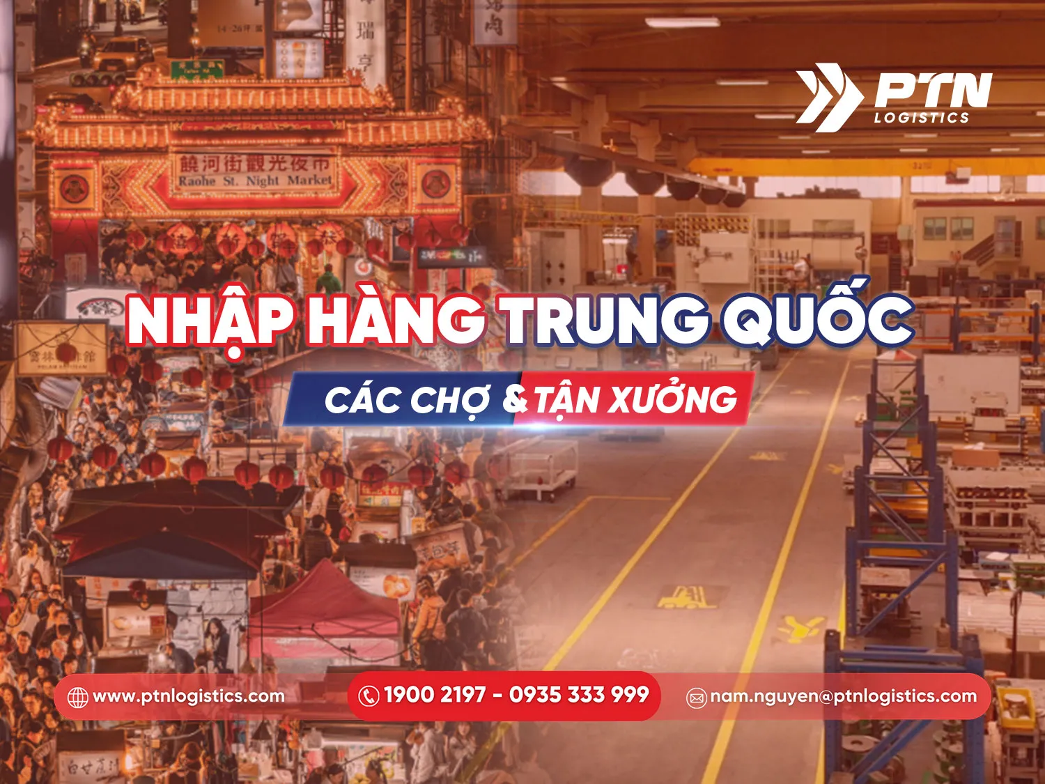 Nhập hàng từ Trung Quốc tận xưởng và các chở
