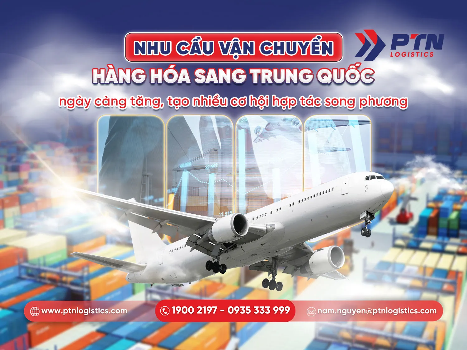 Nhu cầu vận chuyển hàng hóa sang Trung Quốc