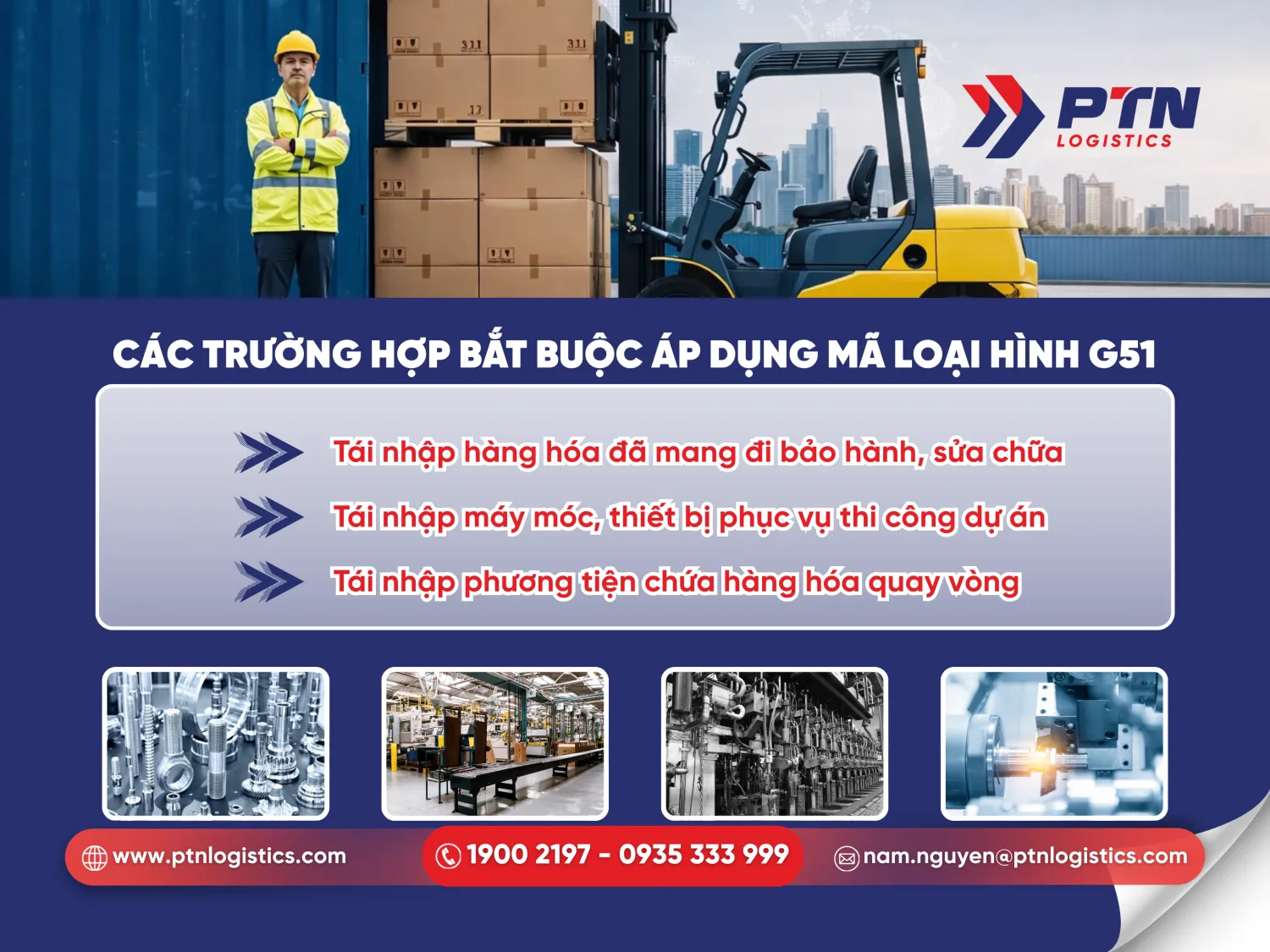 Những trường hợp bắt buộc áp mã loại hình G51