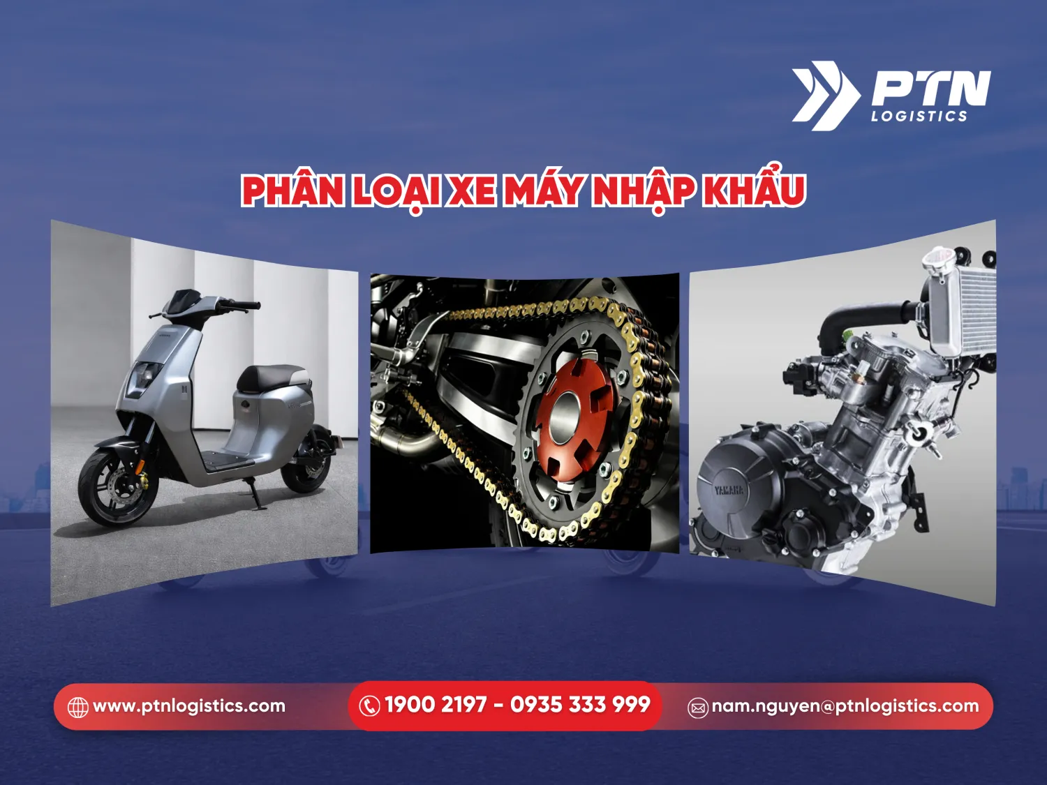 Phân loại xe máy nhập khẩu chi tiết