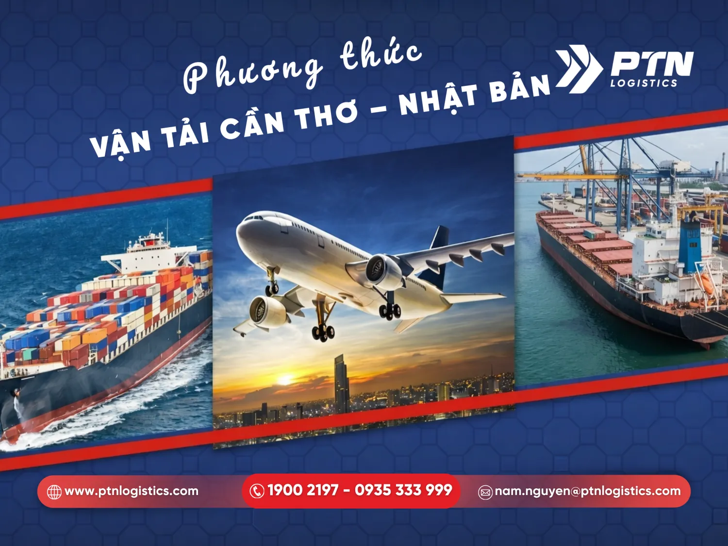 Phương thức gửi hàng từ Cần Thơ đi Nhật