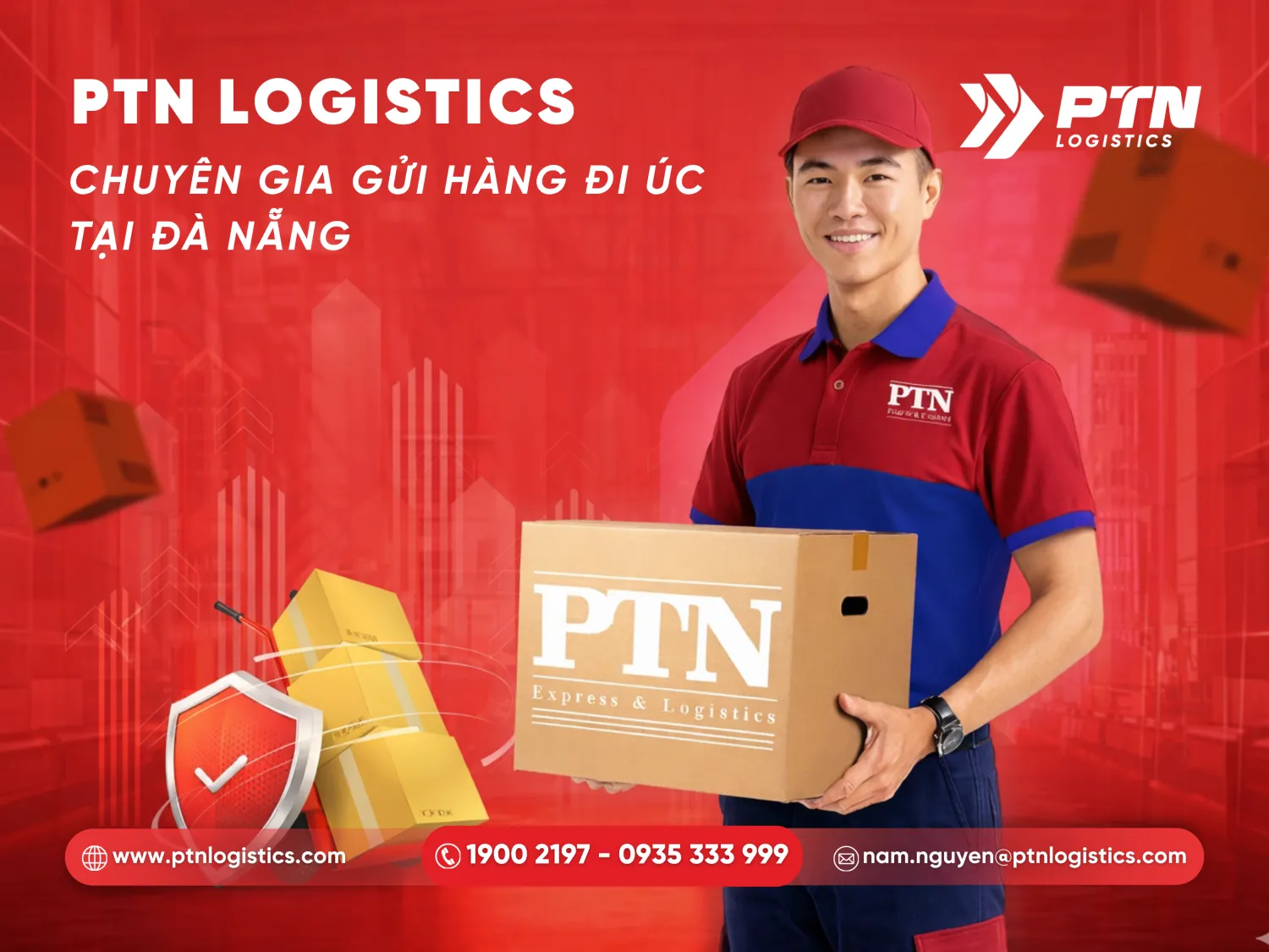 PTN Logistics cung cấp dịch vụ gửi hàng đi Úc uy tín