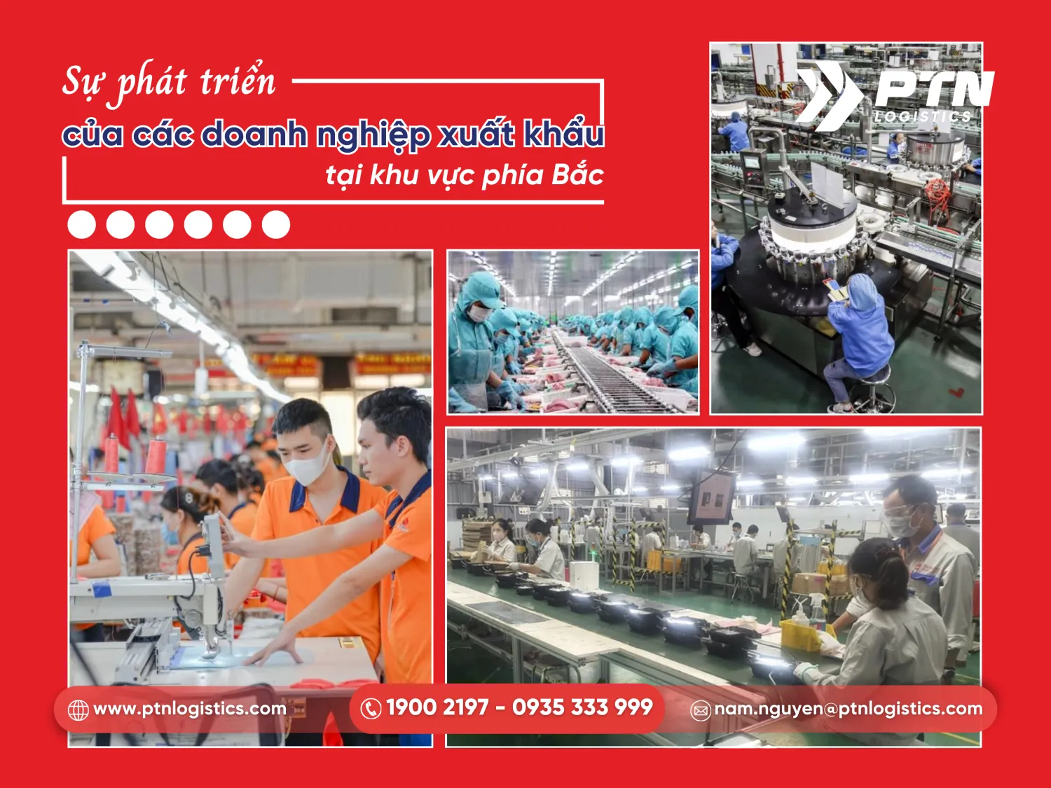 Sự phát triển của các doanh nghiệp xuất khẩu tại khu vực phía Bắc Việt Nam