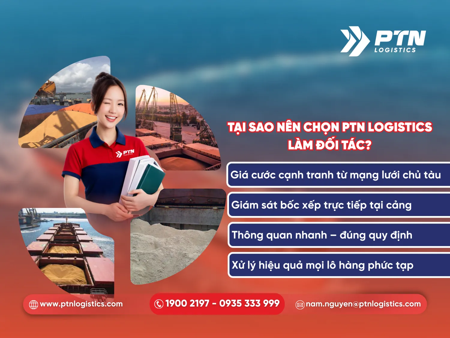 Tại sao nên chọn PTN Logistics làm đối tác vận chuyển