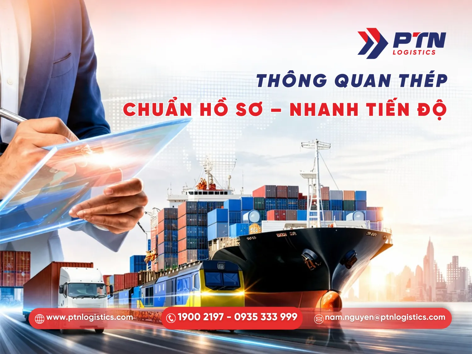 Thủ tục hải quan nhập khẩu thép Trung Quốc