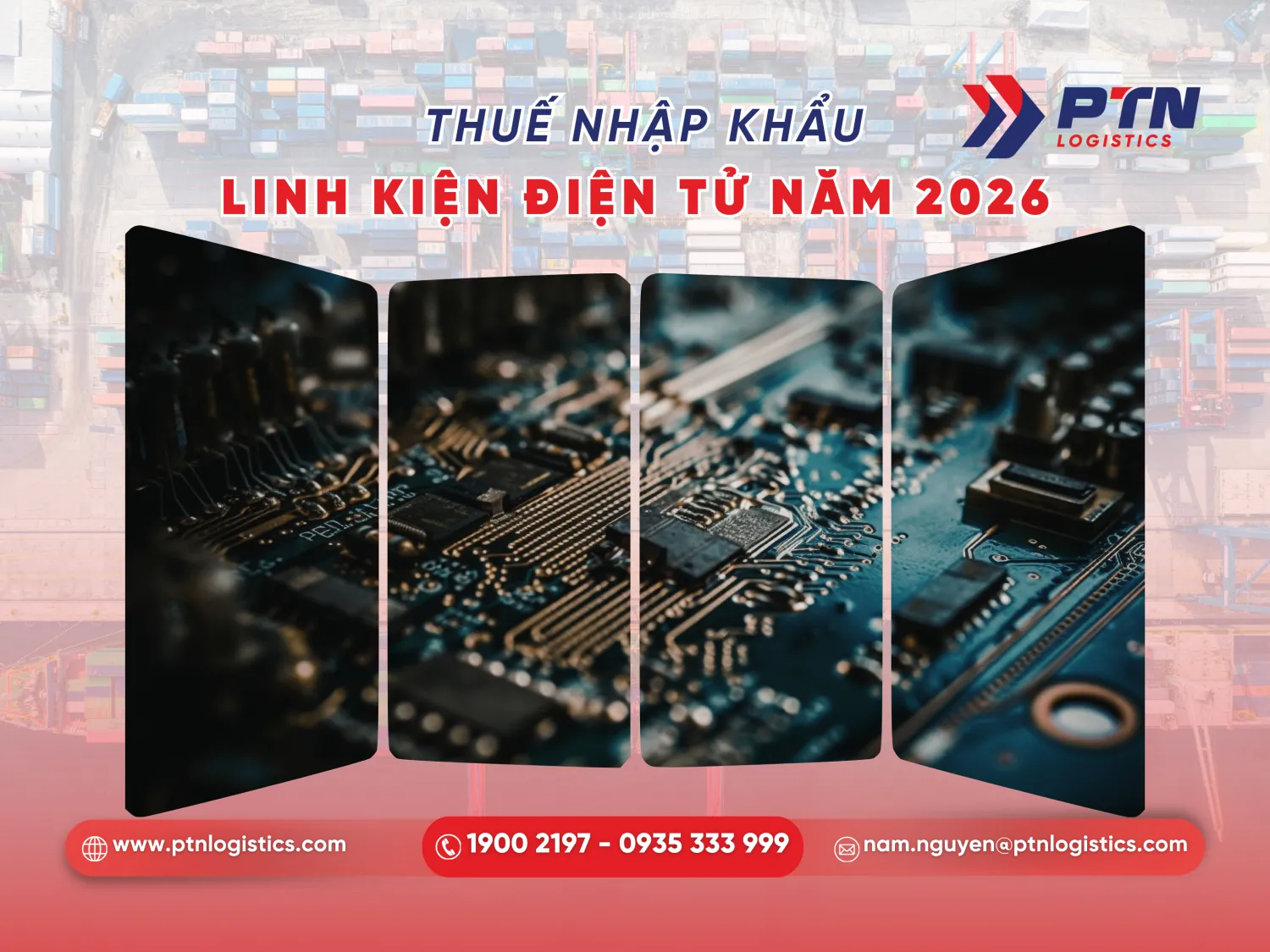 Thuế nhập khẩu linh kiện điện tử