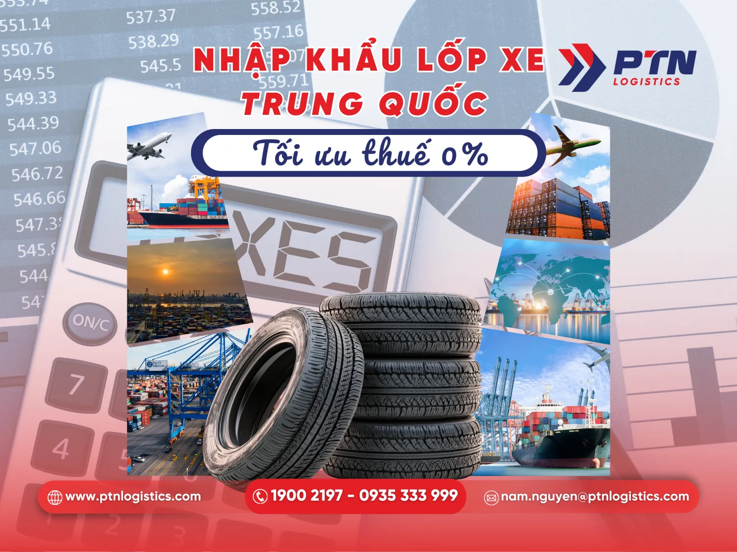Thuế nhập khẩu lốp xe từ Trung Quốc