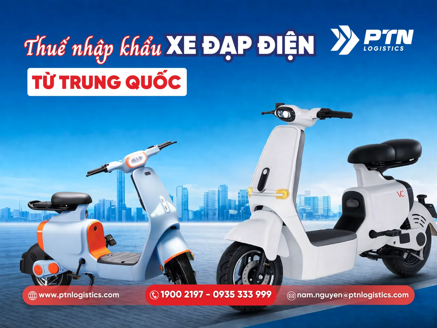 Thuế nhập khẩu xe đạp điện từ Trung Quốc chi tiết