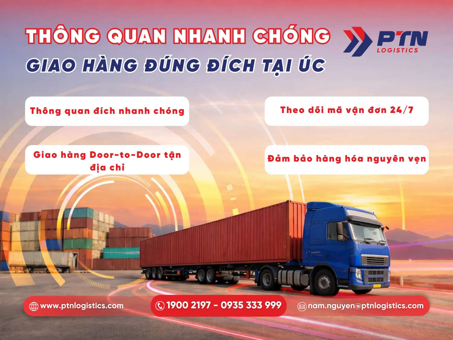 Tiến hành thông quan và giao hàng