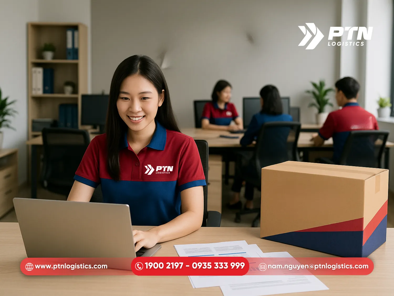 Tiếp nhận thông tin booking và tư vấn phương án vận chuyển