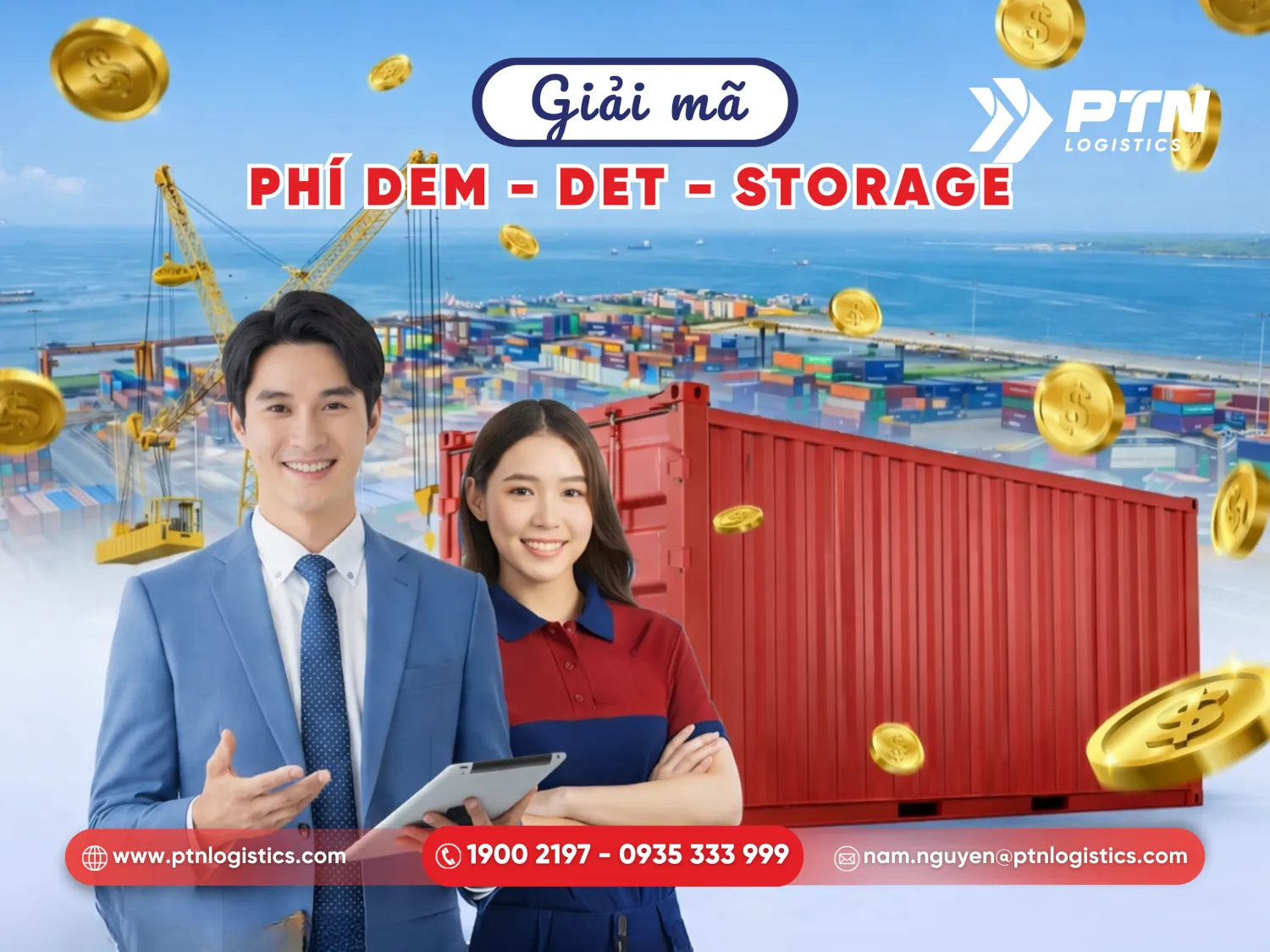 Tìm hiểu phí DEM DET STORAGE là gì